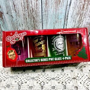 A Christmas Story Pint Glasses -Set of 4